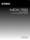 Yamaha MDX-9 Minidisk Recorder Owners Manual