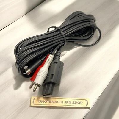 Nintendo Genuine S-Video Cable SHVC-009 N64 SNES Super Famicom GameCube official - Image 1 of 4
