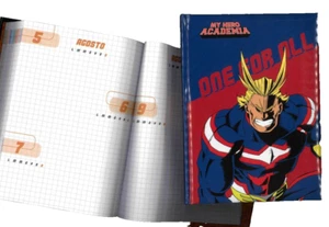 DIARIO AGENDA My Hero ACADEMI Novità Scuola 2025 dim.13,5X18,5cm. one for all - Foto 1 di 1