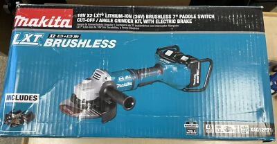 Makita XAG12PT1 18V X2 LXT Lithium-Ion 36V Brushless 7"  Grinder NEW OPEN BOX - Image 1 of 4