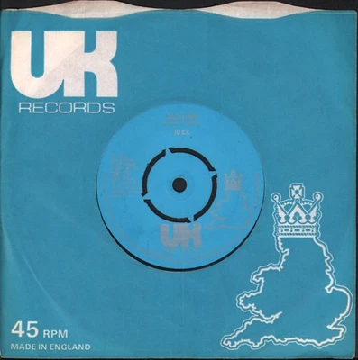 10cc Silly Love 7" vinyl UK UK 1974 four prong label design with company sleeve - Image 1 of 3