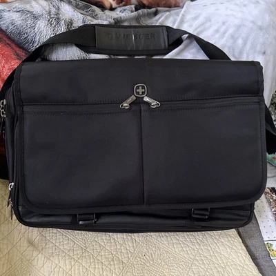 WENGER SWISS ARMY Estuche para Computadora Portátil Bolso de Hombro Mensajero Maletín 19 pulgadas Foto 1 de 4