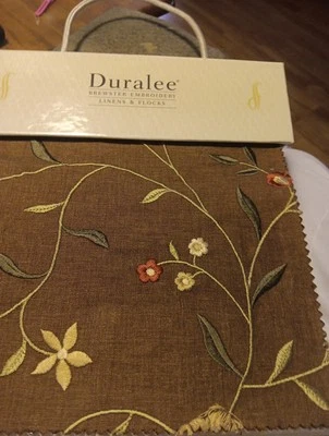 Duralee Sampler Book #2673 Of 24 Upholstery Samples, VINTAGE, See Photos. NOS - Image 1 of 4