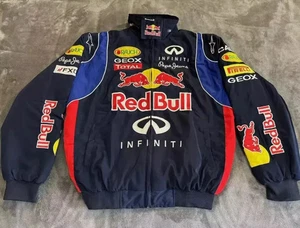 Unisex Reino Unido Nuevo Adultos F1 Equipo Carreras Red Bull Chaqueta Bordada Algodón Acolchada - Imagen 1 de 8