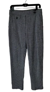 Pantalones cortos Veronica para mujer 6 negros blancos a cuadros de algodón tiro alto - Imagen 1 de 11