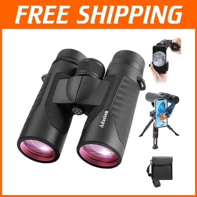 Compact Waterproof Bird Watching Binoculars 12x42 HD - Image 1 of 4