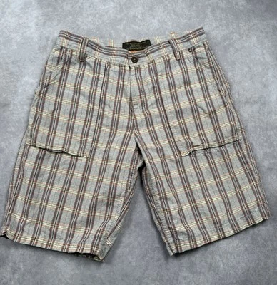 Pantalones Cortos Chinos a Cuadros Old Navy Surplus Co Para Hombre Talla 33 Caminar Golf Beige Lino Preppy Foto 1 de 4