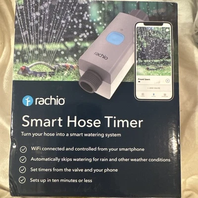 Rachio Smart Hose Timer with WiFi Hub for Outdoor Watering - New - Easy Install - Image 1 of 4