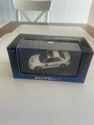 AUTO ART 1/43 STUNNING SUBARU NEW AGE IMPREZA WRX STI CODE 3 POLICE MINT BOXED - Image 1 of 4