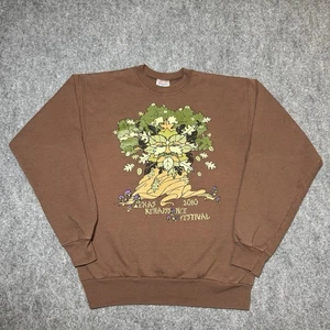 Sudadera Texas Renaissance Festival 2010 Marrón Manga Larga Talla Adulto S Hanes - Imagen 1 de 11