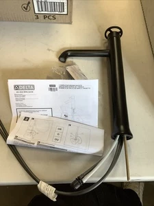 Delta Single Handle Vessel Bathroom Faucet Matte Black trinsic 758-BL-DST $850 - Picture 1 of 6