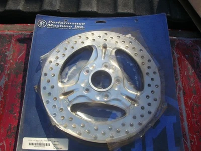 Performance Machine 11.5” Brake Rotor Part # 0133-1523/1522TRIS-CH Harley - Image 1 of 3