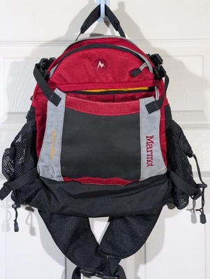 Mochila de caminhada lombar unissex vermelha tiracolo Marmot Highlander Biospan mochila de dia - Imagem 1 de 4