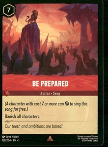 Lorcana The First Chapter #128/204 Be Prepared Rare no-foil - Picture 1 of 2
