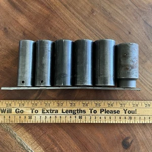 SK Tools 1/2" Drive 6pc 6pt Large Metric Deep Impact Socket Set 24-32MM - Picture 1 of 6