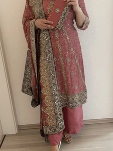 Sehr Schöne Hochzeit Oder Party Indisches Kleid. 4 tlg - Bild 1 von 22