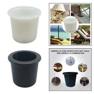 Cone Wedge Garden Umbrella Table Cone to Intall Wear Resistant Holder Grommet - Picture 1 of 15