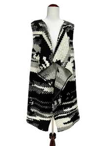 Chaleco Anthropologie Guest Editor Frente Abierto Talla L Multicolor Plumero Cárdigan Nuevo - Imagen 1 de 9