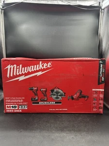Milwaukee Tool 3693-24Cx M18 4-Tool Combo Kit - Picture 1 of 3
