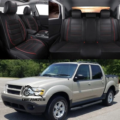 For Ford Explorer Sport 5-Seat Auto Seat Covers Pad Front Rear Full Set Cushion Foto 1 de 4