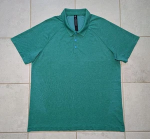 Camisa polo de golf Lululemon Athletica XXL para hombre verde rendimiento sin costuras - Imagen 1 de 6