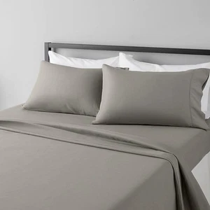 Twin Sheets Set - Light Grey, 3 Piece Extra Deep Pocket Twin XL Sheets, Ultra... - Picture 1 of 7