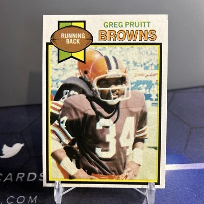 1979 Topps Football Greg Pruitt Cleveland Browns #455 - Image 1 of 2