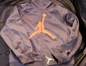 NWT AIR JORDAN JUMPMAN  FULL ZIP Track Jacket Boys*** SIZE   4 * - Picture 1 of 4