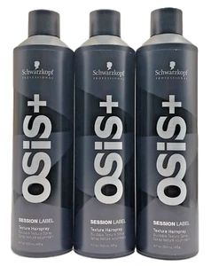 Schwarzkopf OSIS+ Session Label Texture Hairspray 14.7 oz "Pack of 3" - Picture 1 of 1