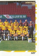 210 TEAM SQUAD 2/2 # NETHERLANDS NAC.BREDA STICKER SANDWICHES VOETBAL 98