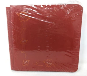New VTG Creative Memories 7x7 Orange Spice Fall Autumn Leaf Album Scrapbook DW22 - Picture 1 of 4