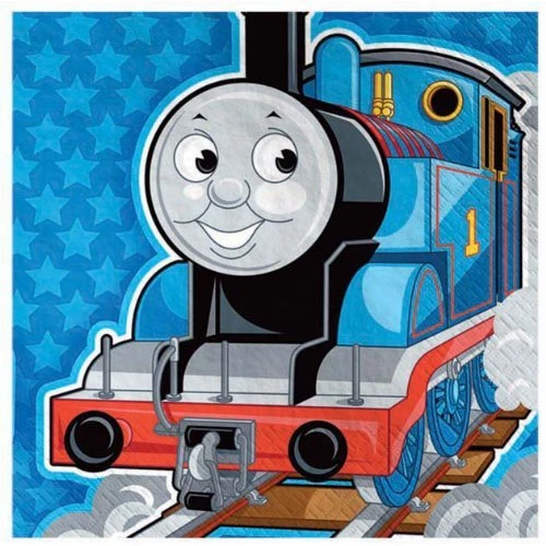 Thomas the Tank Party Supplies Beverage Napkins 16ct. - Image 1 of 1