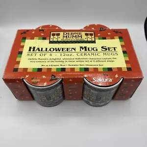 Halloween Debbie Mumm Sakura Mug Cup Pumpkin Ghost Nat Owl New Vintage - Picture 1 of 14