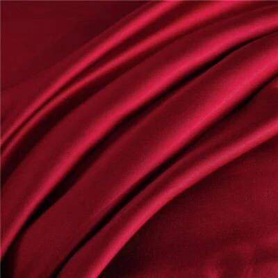 Funda nórdica de seda morera de 1 pieza cubierta de edredón de color liso cubierta de edredón Queen King Foto 1 de 4