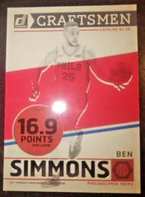2019-20 Panini Donruss - Craftsmen #14 Ben Simmons - Image 1 of 2