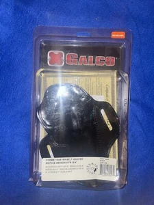 New Galco CM114B,RH Blk Leather Belt Holster For Smith&Wesson K FR 19 4” Etc. - Picture 1 of 8