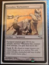 Loxodon Warhammer - Uncommon - Mirrodin - MTG