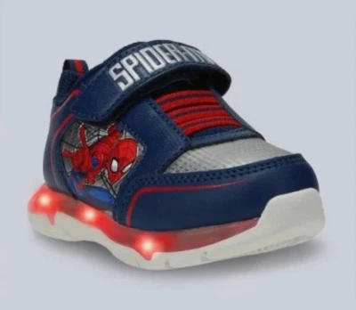 Niños ' Marvel Azul Marino/Rojo Plateado Spider-Man Atlético Zapatillas 9TA 1 - Imagen 1 de 3