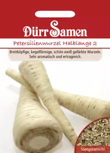 Petersilienwurzel Halblange 2 Samen von Dürr Samen ca 2000 Korn - Bild 1 von 1