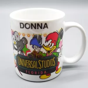 Universal Studios Woody Winnie Chilly Willy Andy Panda “DONNA” Florida Mug *VTG - Picture 1 of 10