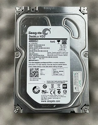 Seagate/Dell 0VF3T3 VF3T3 4TB 5900 RPM 3.5" SATA Desktop HDD ST4000DM000 - Image 1 of 2