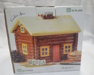 Art Sierra Log Cabin Cookie Jar - Picture 1 of 5