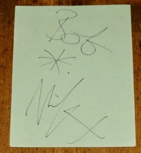 NICK KAMEN HAND SIGNED AUTOGRAPH PAGE UACC RACC LEVI'S MADONNA THE FACE - Picture 1 of 2