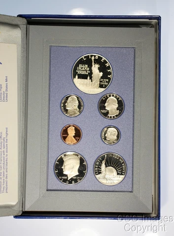 1986 Prestige Proof Set / Original Mint Packaging / No Stickers or Writing Cover
