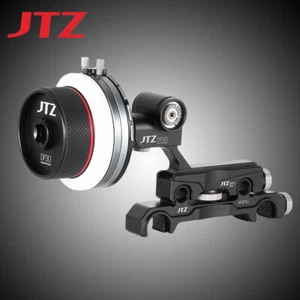 JTZ DP30 AB Stop Follow Focus 15mm/19mm Set for A7R II FS700 C300 C500 BMCC ARRI - Picture 1 of 6