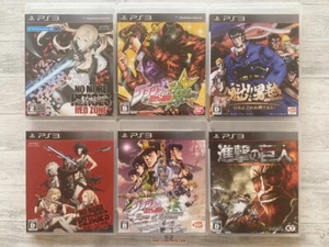 SONY PS3 No More Heroes & Jojo's Bizarre Adventure & Otoko Juku Attack on Titan - Picture 1 of 14