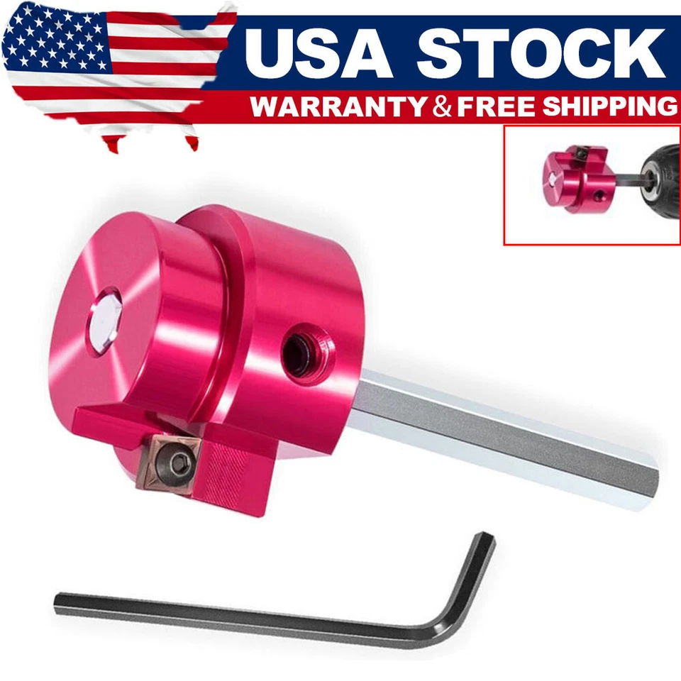 PPR100 PVC Pipe Reamer 1 Inch Head for Schedule 40 PVC Pipe CPVC ABS Pipe - Image 1 of 4