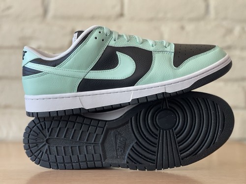 YEEZY Nike Dunk Low Retro ID By You verde come nuovo nero bianco uomo taglia 13 FN0569 900 nuove