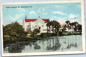 postcard St. Petersburg, Florida - Public Library - Picture 1 of 2