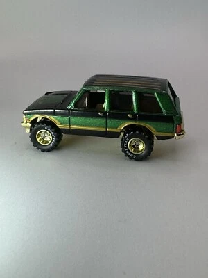 1989 Hot Wheels Range Rover Final Run Green Gold Goodyear Rubber Tires Loose - Image 1 of 4